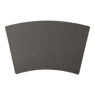 扇形餐垫中式酒店专用双面皮革圆桌餐桌垫防油餐具垫高级感隔热垫