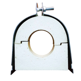 高密度聚氨酯管托P型卡保冷木托阻燃隔热空调木托码风管垫木定制