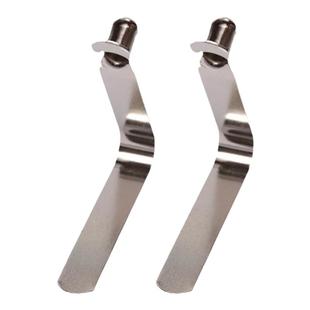 V型弹扣弹片 实心弹簧钢片卡扣 伸缩管内定位卡豆弹头 不锈钢弹片