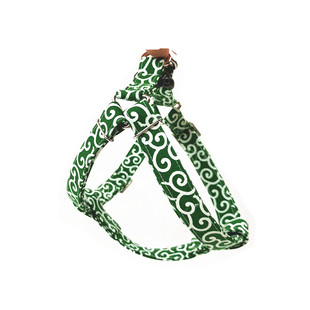 和风唐草纹樱花宠物猫咪柯基柴犬胸背带拉胸遛狗防爆冲胸背牵引绳