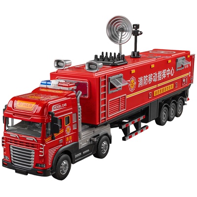新款合金消防救援指挥车玩具男孩