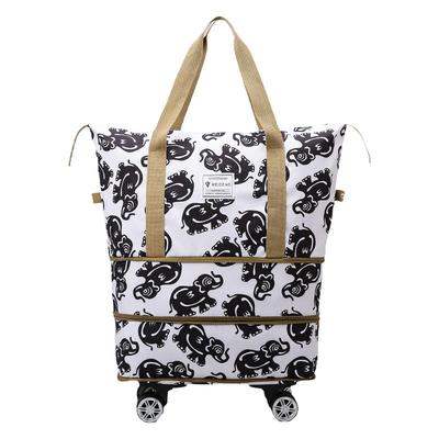 旅行包带滑轮大容量待产收纳短途