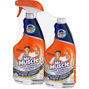 威猛先生重油污泡泡净650g*2横扫污垢不伤器具泡沫溶油更快不刺鼻