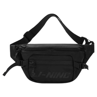 李宁斜挎包男士运动腰包跑步健身正品手机包多功能户外单肩胸包女
