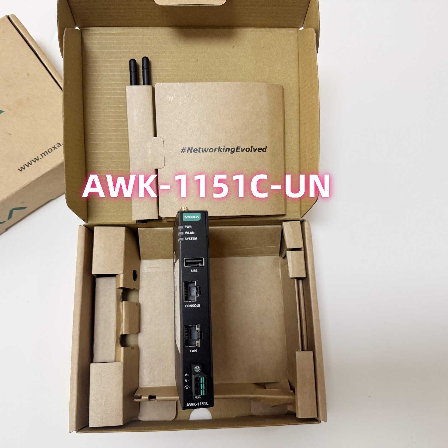 议价全新原装MOXA AWK-1151C-UN工业无线客户端交换机