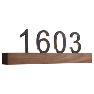 高档酒店宾馆门号牌镂空亚克力客房门牌号码牌家用楼栋楼层牌定制做房号指示牌电梯口房间号码索引牌导向牌子