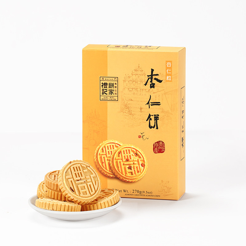 杏仁饼 礼记饼家传统美食澳门特产手工饼干营养早餐休闲小吃零食