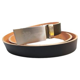 打孔皮带单层牛皮纯手工现割真皮腰带男士中年裤带3.2cm打眼3.5针