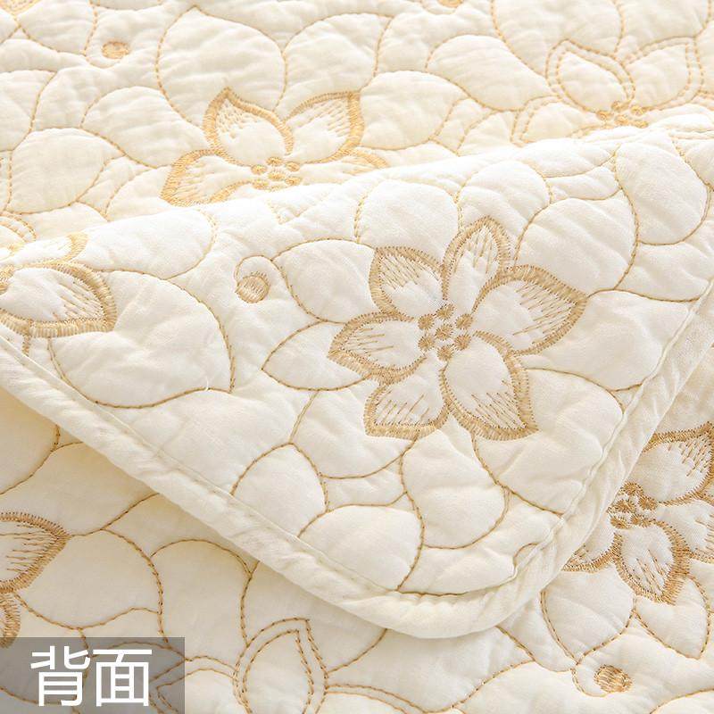 春夏双面全棉水洗布艺沙发垫现代简约纯棉刺绣沙发套罩巾田园四季