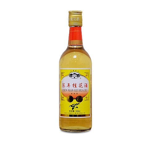 古越龙山桂花酒 整箱陈年桂花酒500ml*6瓶低度甜酒花果酒送女士