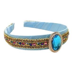 西域异域风茉莉公主cos发箍女眉心坠发饰敦煌旅拍项链额头链头饰