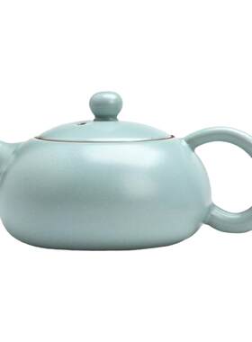 西施壶手工天青色汝窑茶壶