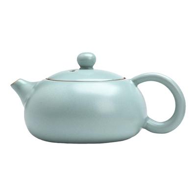 西施壶手工天青色汝窑茶壶