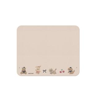 可爱小动物鼠标垫小号女生轻奢高级感鼠标垫子办公工位桌垫高颜值