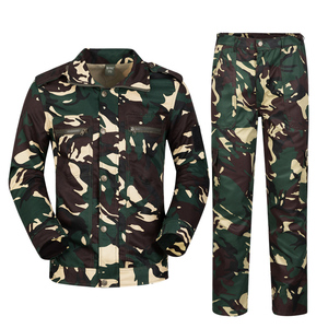 春夏军训迷彩服套装男女柔软亲肤CS活动服拓展训练工作服耐磨耐造