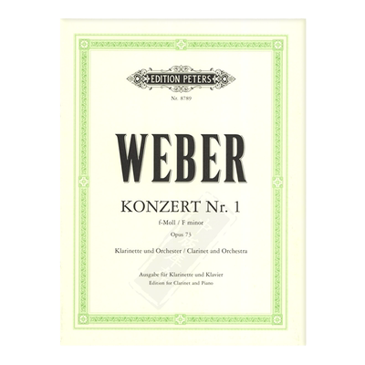 韦伯第一单簧管协奏曲F小调Op73