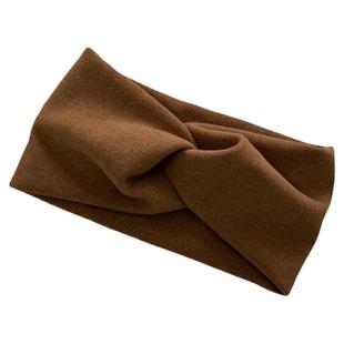 四季可戴温柔气质宽边交叉发带日常外戴发饰简约洗脸束发头套发箍