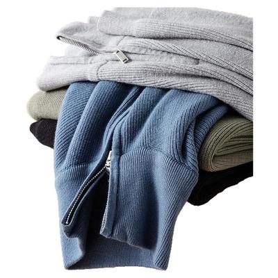 曼仕达翻领春秋季拉链上衣外套