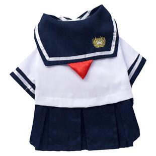 猫衣服连身裙猫咪狗狗可爱衬衫裙子薄款宠物JK制服裙水手服狗衣服