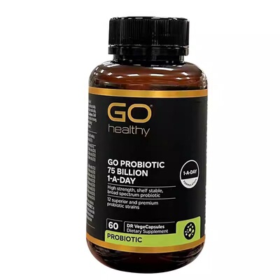 新西兰GoHealthy高之源高含量750亿益生菌胶囊60粒孕妇宝宝有益菌