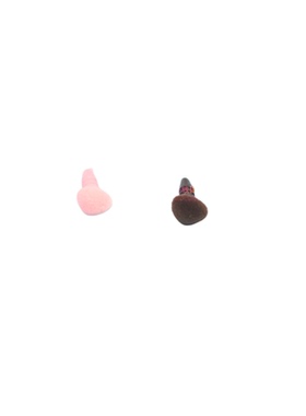 高品质不掉毛植绒三角鼻玩具配件