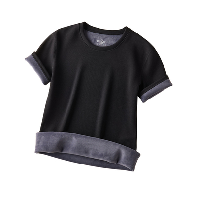 抑菌加绒短袖，修身打底