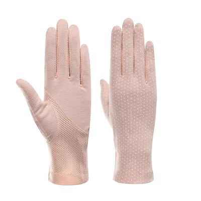 演舍女士棉全指防紫外线触屏手套