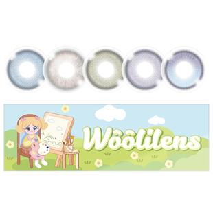 Woolilens沃莉丝美瞳日抛灰色欧美混血婚纱照次抛隐形眼镜旗舰店