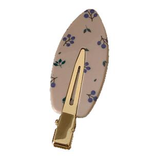 蓝莓果酱！森系少女碎花樱桃化妆夹鲨鱼夹甜美刘海夹发卡边夹抓夹