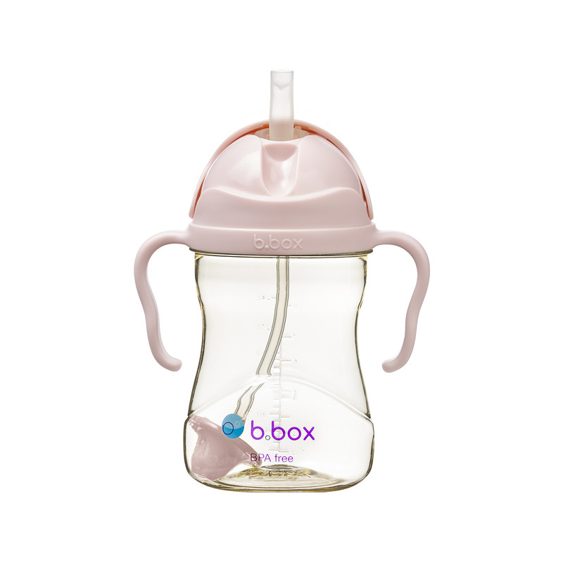 bbox联名款重力球吸管杯宝宝学饮水杯喝ppsu奶瓶大肚杯防呛漏带柄