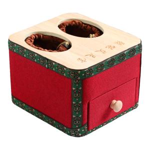 足底艾灸盒子熏蒸仪足部实木无烟艾灸箱脚部专用木制家用艾灸器具