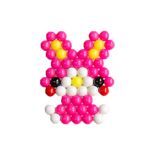 夜光水雾神奇魔法珠儿童手工diy材料拼图水溶豆雾珠立体女孩玩具