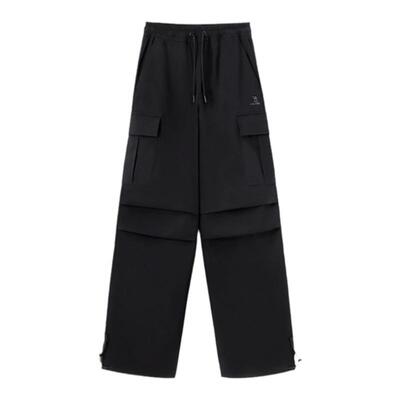 骆驼女装工装裤女2025春夏新款梭织长裤户外防泼水徒步登山裤