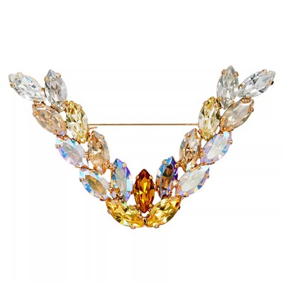 Eternelle设计感高档水晶胸针