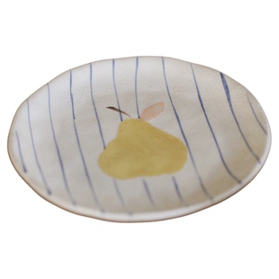 泽滕家椭圆盘可爱小清新韩式甜品点心蛋糕水果零食炸鸡早餐饺子碟