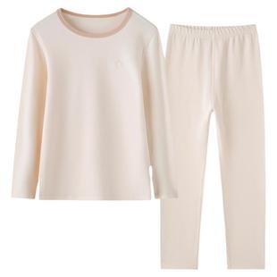 栀柔儿童德绒睡衣套装男女孩新款秋衣秋裤保暖内衣a类居家线衣裤