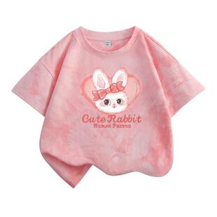 真维斯童装女童短袖t恤夏季纯棉半袖女大童夏装儿童衣服2026新款