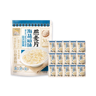 双捷金雀海盐燕麦片咸香不腻