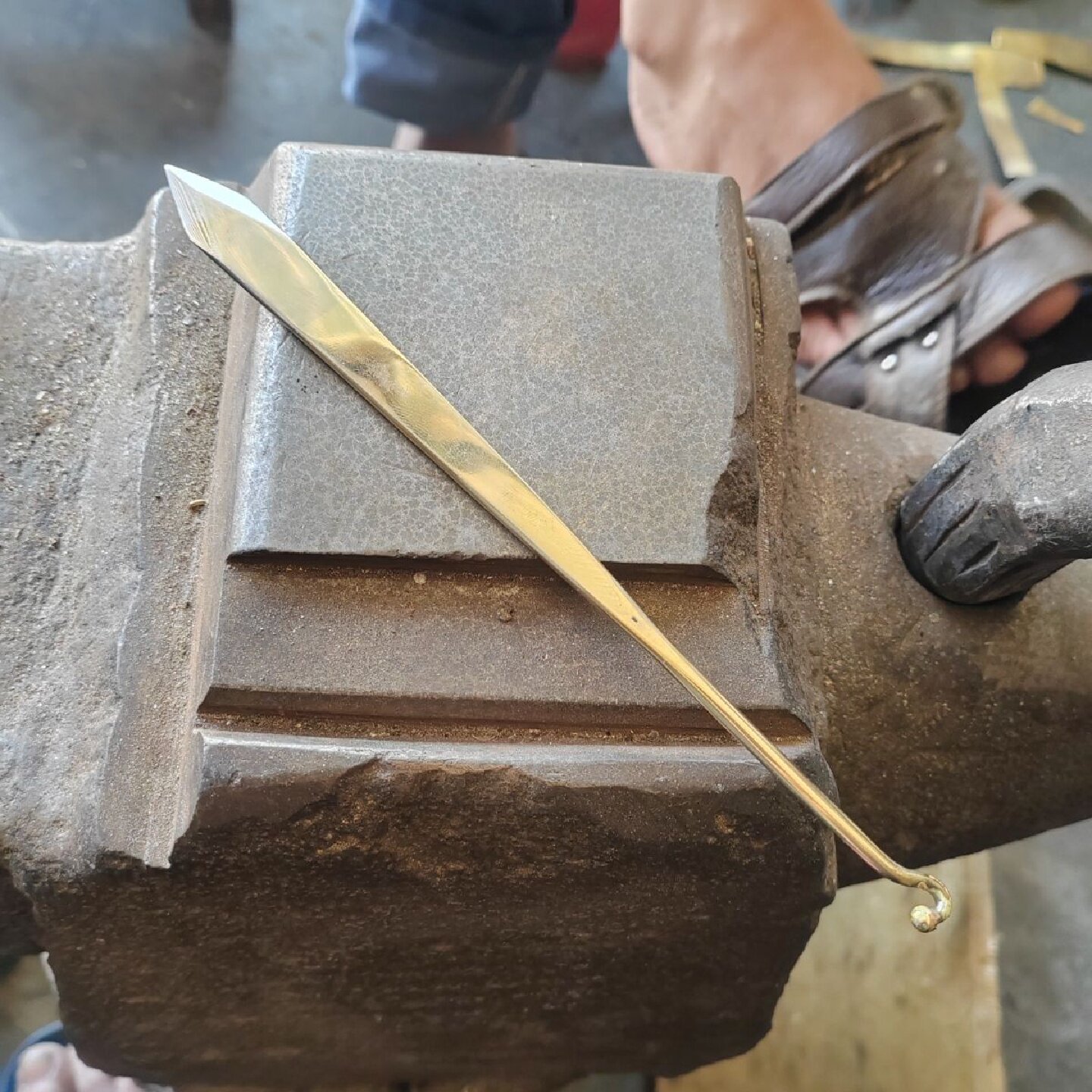 多功能工具刀把煽猪刀兽用手工diy青铜刀头敲猪刀阉割刀柳叶刀