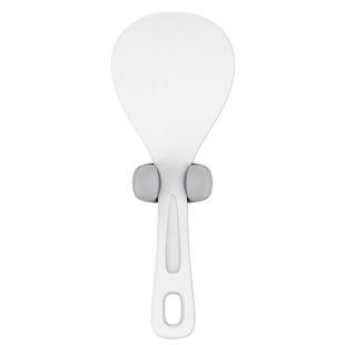 免打孔饭勺收纳架厨房壁挂粘贴式无痕打饭瓢置物架电饭煲饭铲挂架