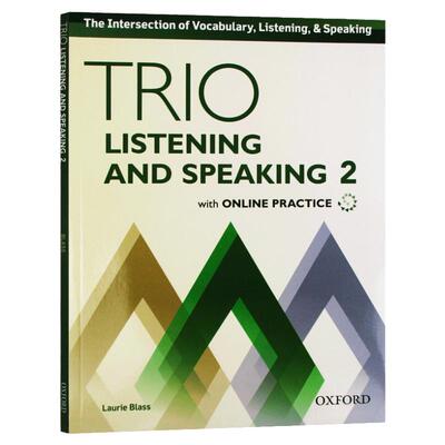 Trio Listening and Speaking Level 2 Student Book Pack with Online Practice牛津Trio系列学术教材-听说2