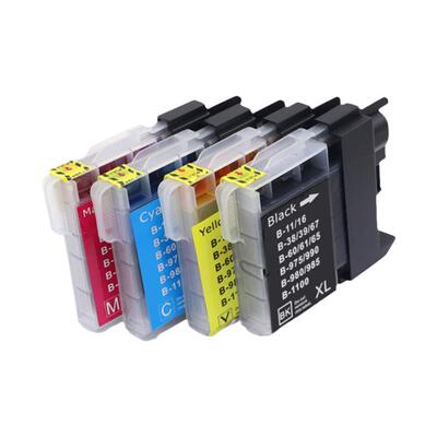 MAG适用兄弟MFC-J220/J265w/250C打印机墨盒LC990墨水mfc-5890CN 6490CW 6890CW 990CW一体打印机油墨盒LC975