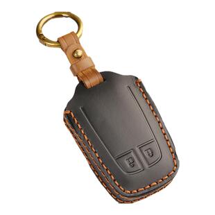 五十铃DMAX钥匙套MUX牧游侠铃拓高档D-MAX智能摇控器真皮包扣壳男