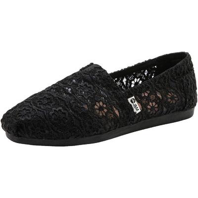 快乐玛丽一脚蹬透气漏气布鞋