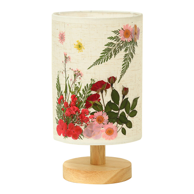 母亲节礼物压花台灯手工diy