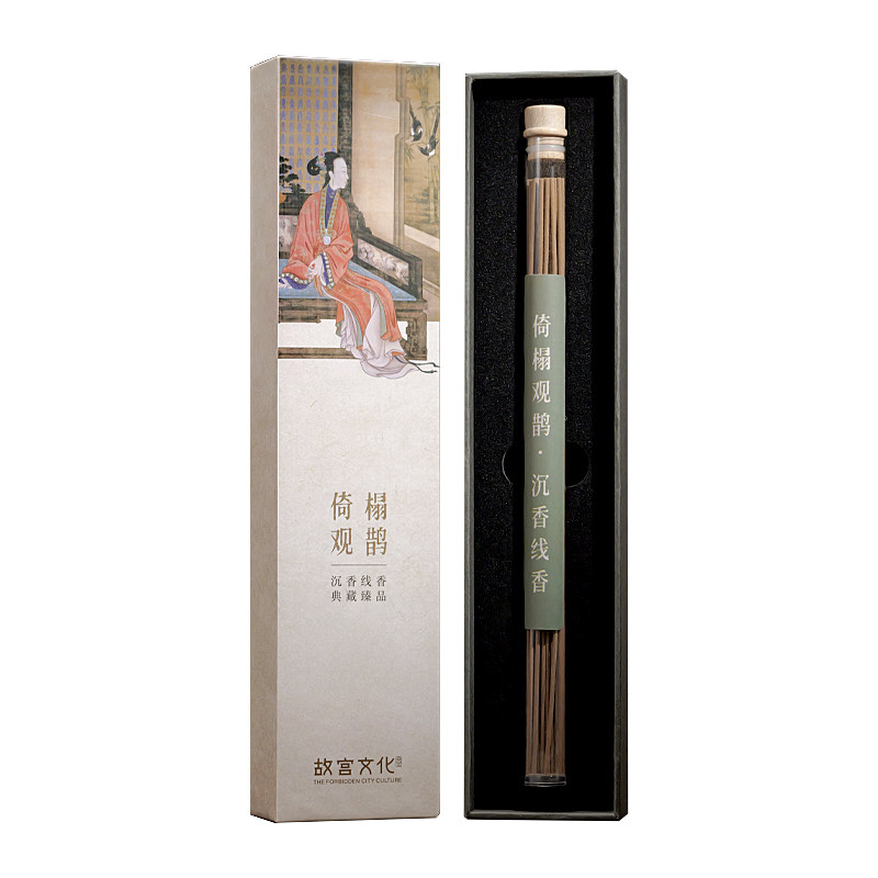 故宫倚榻观鹊沉香线香家用香薰