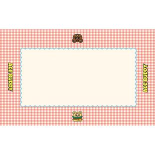 ins可爱简约高级感防水桌布女生宿舍台布家用加厚餐垫便携野餐布