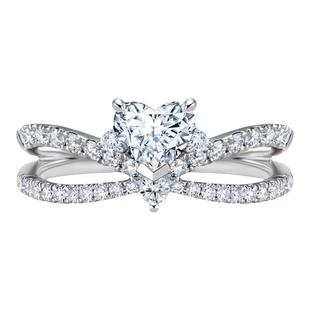 DR钻戒DR HEART简奢求婚钻戒国际设计师款钻石戒指WJ0249