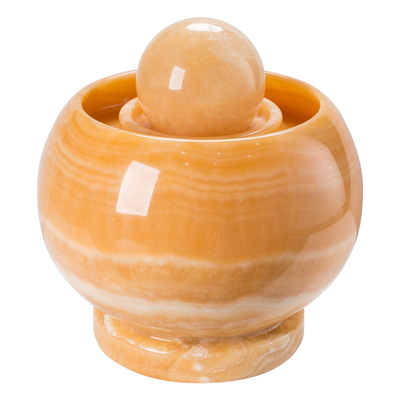 石诚记玉石风水球流水喷泉办公室