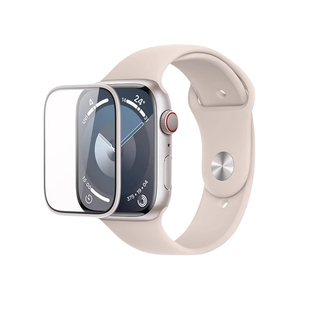 适用苹果iwatch手表s9保护膜applewatchS10钢化膜iwatchs8硬膜S7贴膜S6全屏watch4边框膜se2/3水凝ultra屏幕5